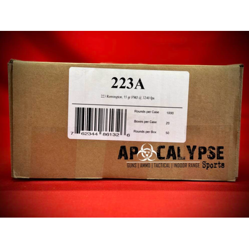 1000rd 223 cases 55gr