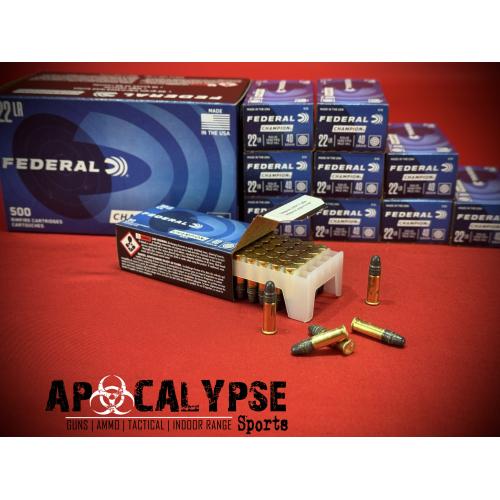 Federal Lightning, 22LR, 40 Grain, Solid, 500 RD CASE