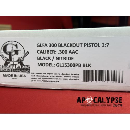 GLF GL15 300BLK PST 7.5 30 BLK