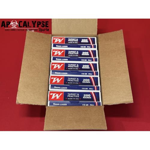 Winchester USA 9mm Full Metal Jacket
1000RDS