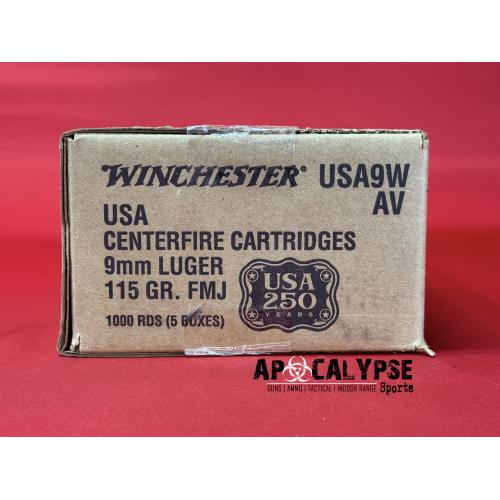 Winchester USA 9mm Full Metal Jacket
1000RDS