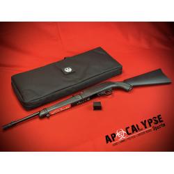 Ruger 10/22 Takedown, Semi-automatic, 22 LR, 16.4 Steel Barrel, Threaded 1/2X28, Satin Finish, Black, Ruger Flash Suppressor, Synthetic Stock, Adjustable Rear Sight, Gold Bead Front Sight, Manual Safety, 10 Round Rotary Magazine 32011