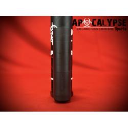 CMMG ZEROED 36, Suppressor, 36 Caliber/9MM, 17-4 Stainless Steel Construction, Nitride Finish, Black, Hub Compatible, Includes 1/2X28 and 5/8X24 Direct Thread HUB Mounts 11DB030