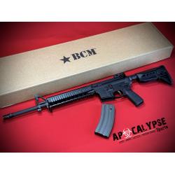 Bravo Company MID-16 Mod 2, Semi-automatic Rifle, 223 Remington/556NATO, 16 Barrel, 1:7 Twist, Mid-length Gas System, Anodized Finish, Black, SOPMOD Stock, BCM Mod 3 Pistol Grip, Mil-Spec F-Marked Forged Front Sight, BCM Mod 4 Charging Handle, QRF Pi