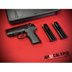 Beretta PX4 Storm, Double Action/Single Action, Semi-automatic, Polymer Frame Pistol, Compact, 9MM, 3.2 Barrel, Matte Finish, Black, 3 Dot Sights, Ambidextrous, 15 Rounds, 2 Magazines JXC9F21