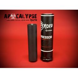 CMMG ZEROED 556, Suppressor, 556 NATO, 17-4 Stainless Steel Construction, Nitride Finish, Black, Hub Compatible, Includes 1/2X28 and 5/8X24 Direct Thread HUB Mounts 11DB032