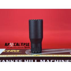 Yankee Hill Machine Co Fat Cat, Suppressor, 556NATO, 1/2-28 sRx Mount with Cat Endcap, Steel, Black YHM-2210-MB-28