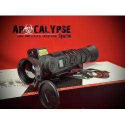 NOCPIX RICO 2 H50R, Thermal Imaging Sight, 3X Magnification, 50mm Objective, 640x512, 1,200 Yard Laser Range Finder, Multiple Reticles, Black, Includes Quick Detach Mount RICO2-H50R