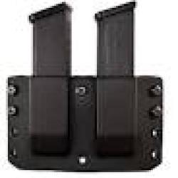 Comp-Tac Warrior Twin Magazine Pouch for Glock 9, 40, 45 GAP Kydex Black