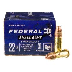 Federal(R) GameShok(R) rimfire loads offer consistent, reliable performance on small game, yet are affordably priced.