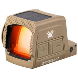 Vortex Optics Defender ST Tan Enclosed Solar Micro Red Dot Sight w/3 MOA Dot & 32 MOA Circle, Motion Activated, DeltaPoint Pro Mount DFST-MRD3-E-T