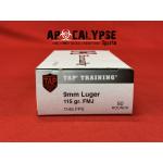 Hornady 9mm Luger 115gr FMJ TAP Training Ammunition