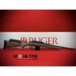 Ruger American Rifle Ranch, Generation II, Bolt Action Rifle, 5.56 NATO, 16.1 Spiral Fluted Barrel, 1:8 Twist, Threaded 1/2X28, Muzzle Brake, Cerakote Finish, Cobalt, Flat Dark Earth Splatter Synthetic Stock, Manual Safety, Picatinny Rail, 10 Rounds,