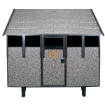 4X6 BLIND WITH VERT DROP WINDOWS
