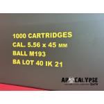 55GR FMJ BALL 1000RD