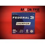 Federal Lightning, 22LR, 40 Grain, Solid, 500 RD CASE