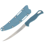 Benchmade Fishcrafter Fixed Knife Depth Blue Santoprene Handle 5in Magnacut Blade