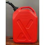 5 GALLON PLASTIC JERRY GAS CAN WITH FUEL SPOUT
