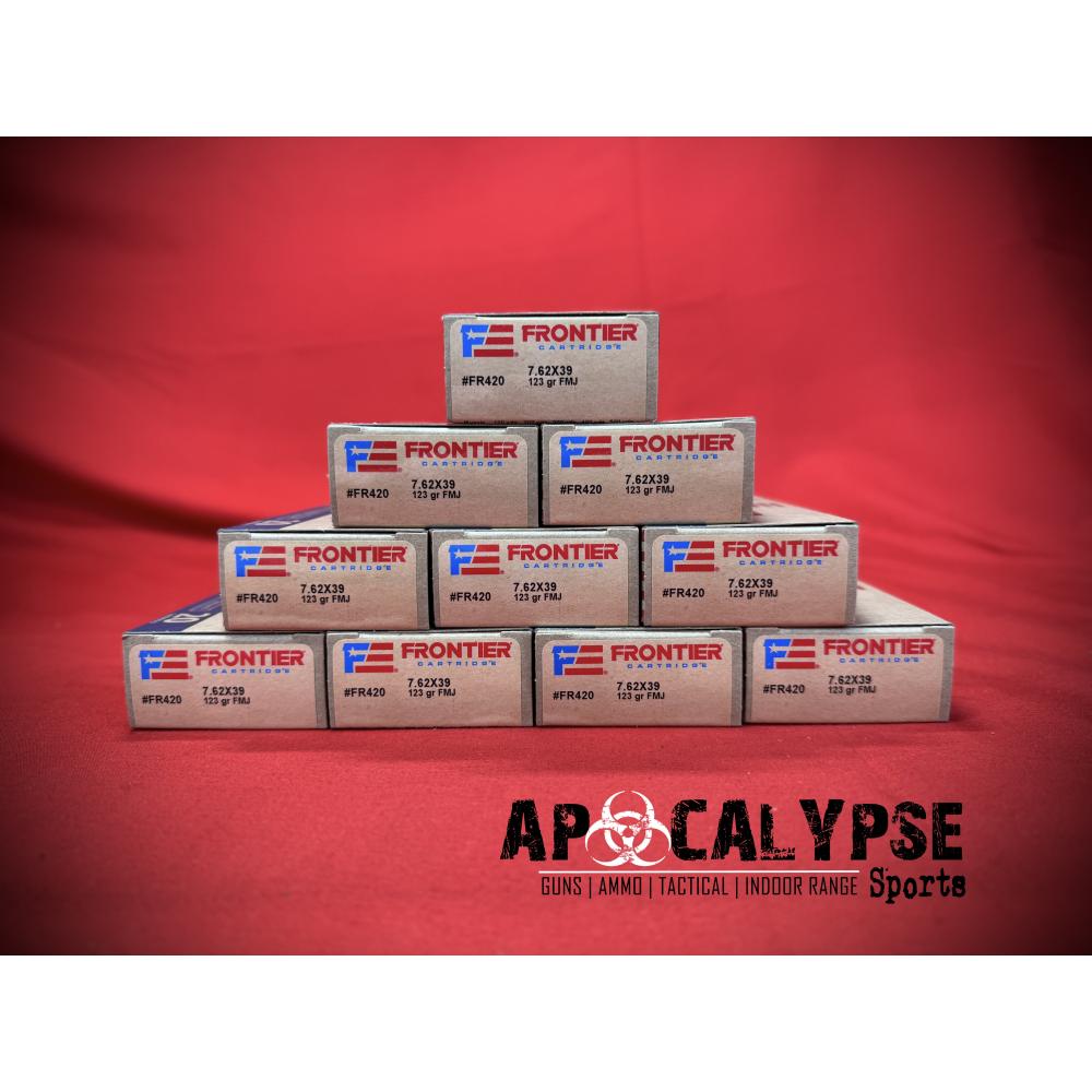 FRONTIER 7.62X39 123GR FMJ 20/200