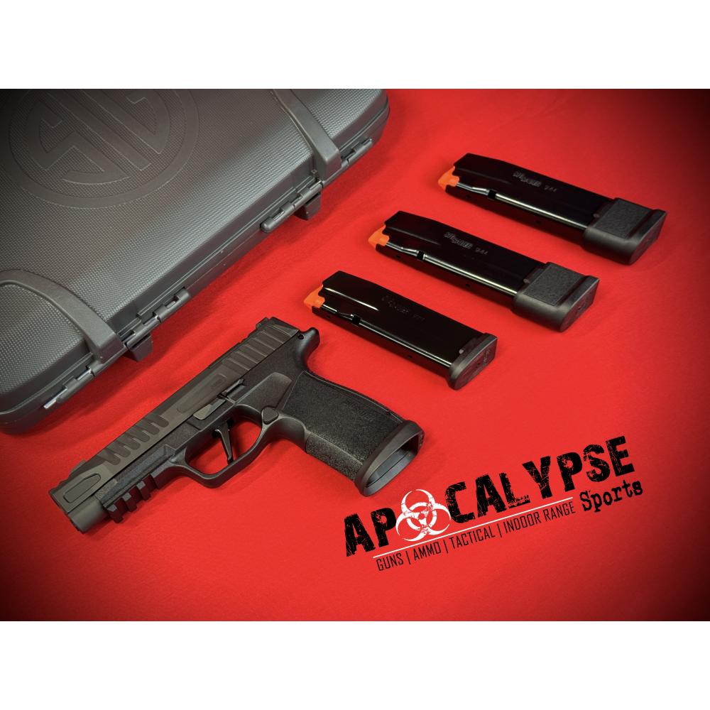 SIG P365XF 9MM 3.7 COMP 21RD BLK