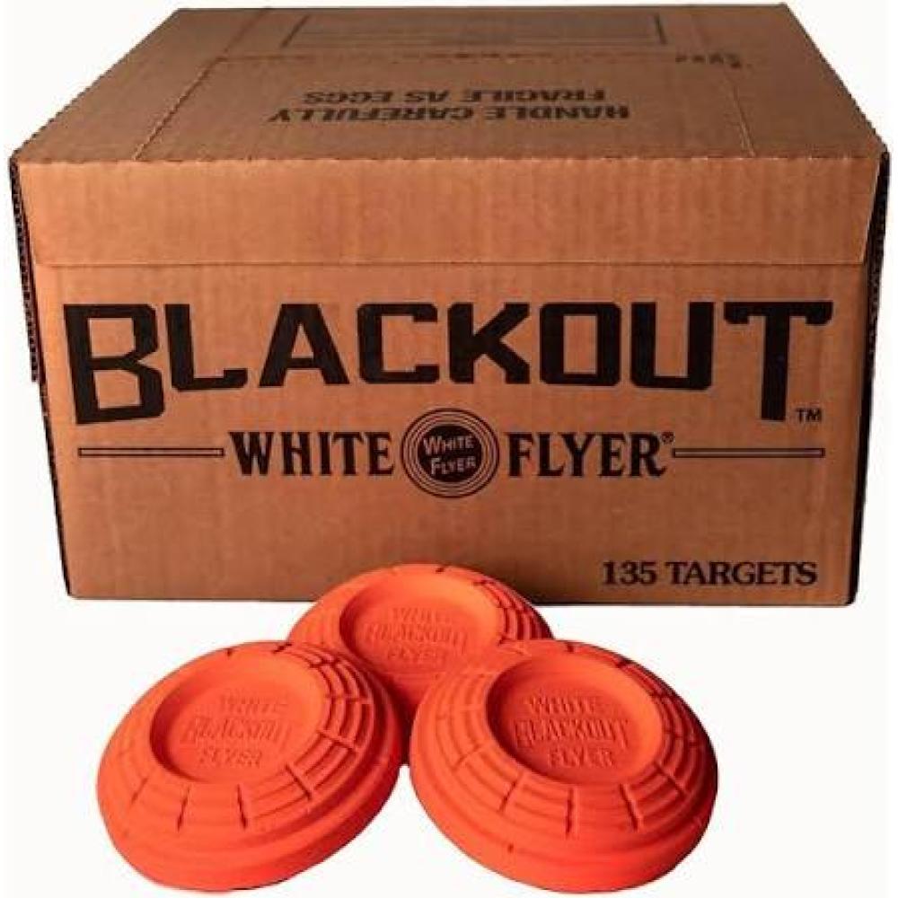 White Flyer Orange Top Targets - 135 Targets