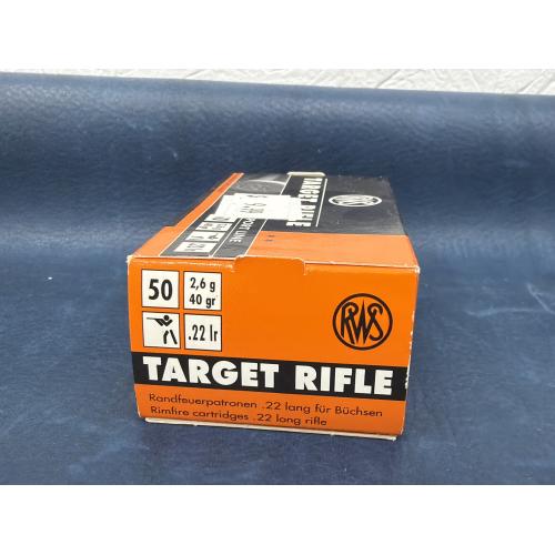 RWS Target Rifle .22lr 40gr (Orange Box)