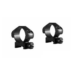 Hawke Optics Precision Steel Ring Mounts 30mm Medium