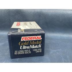 Federal Gold Medal .22lr 1080FPS