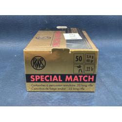RWS Special Match .22lr 40gr (Gold Box)
