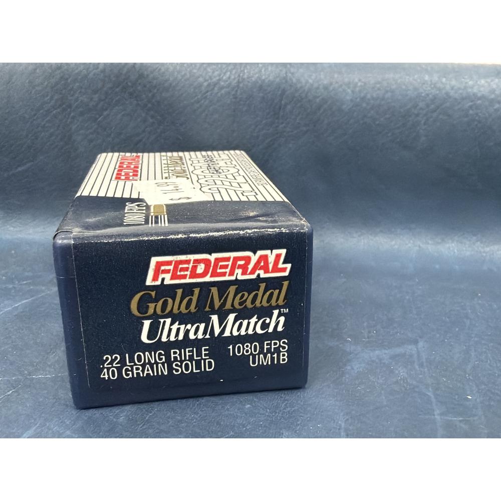 Federal Gold Medal UltraMatch .22lr 1080 FPS