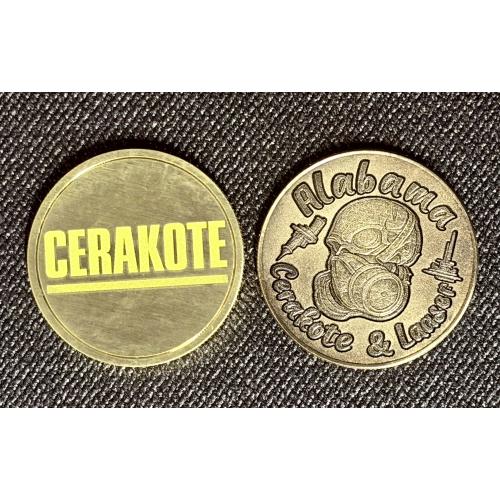 Custom Engraved Brass Coins