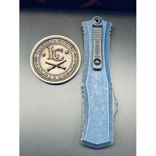 Microtech Hera II Mini T/E — Cerakote Weathered Blue