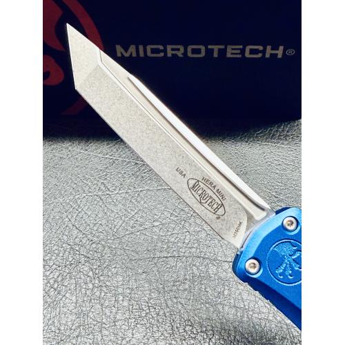 Microtech Hera II Mini T/E Stonewash Blue OTF – 1704M-10BL