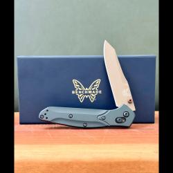 Benchmade 940 Osborne AXIS Lock Knife Taiga Green Aluminum FDE