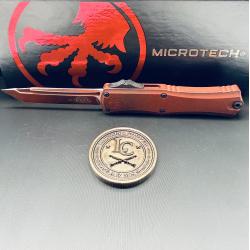Microtech Hera II Mini T/E — Cerakote Weathered Crimson