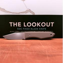 Big Idea Design Ti Lookout Fixed Blade — M390 Steel, Titanium Handle