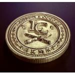 Custom Engraved Brass Coins
