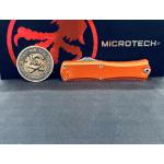 Microtech Hera II Mini T/E — Apocalyptic Finish, Orange Handle