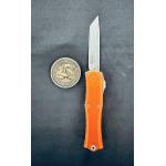 Microtech Hera II Mini T/E — Apocalyptic Finish, Orange Handle