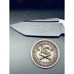 Microtech LUDT Gen III T/E — Black Blade, Orange Handle