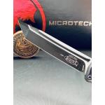 Microtech Hera II Mini T/E Tactical – Black Aluminum / Black M390MK – 1704M-1T