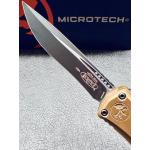 Microtech Hera II Mini Recurve Black Blade Tan OTF – 1705M-1TA
