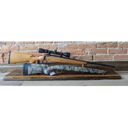 With extra stock and Weaver Scope