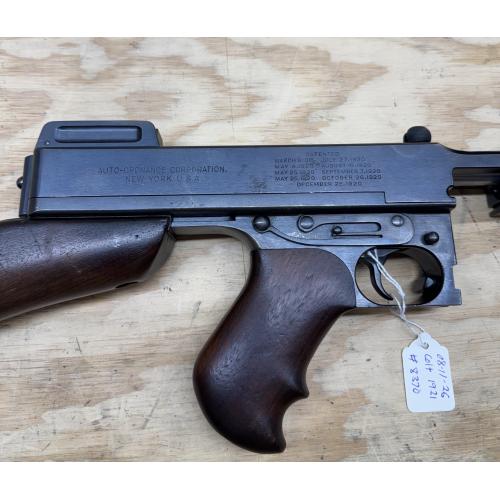 Colt Thompson Model 1921AC .45 ACP Transferable Machine Gun