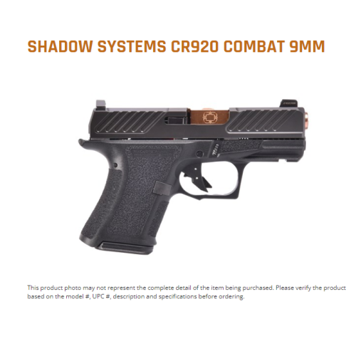 Shadow Systems CR920 Combat 9mm