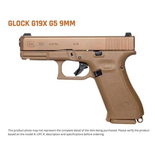Glock G19X G5 9MM