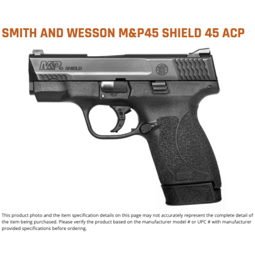 M&P45 SHIELD 45ACP 3.3" 7+1