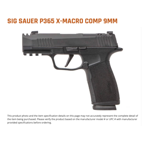 Sig P365X-MACRO Comp 9mm 3.1" (2) 17 round Mags