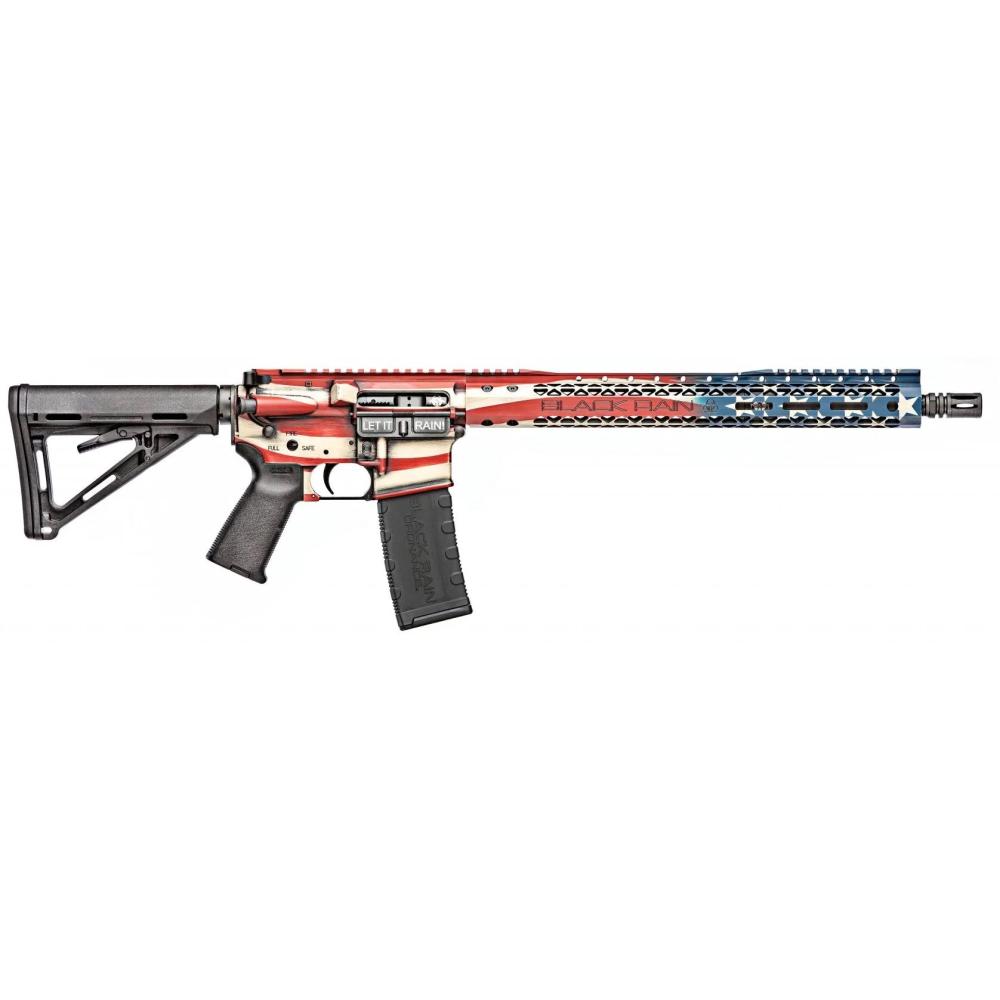 16" 5.56 Spec+Patriot Rifle-American Flag 16" 5.56 Spec+Patriot Rifle-American Flag