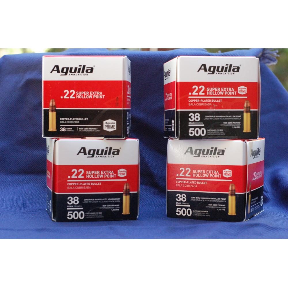 AGUILA 22LR HV 38GR 500PK AGUILA 22LR HV 38GR 500PK